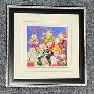 Graciela Rodo Boulanger Allegro Con Brio Framed Original Lithograph 2001 Music